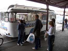 American Doughnut Bus at Vic Market