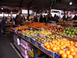 One of Vic Market's delicious fruit stands