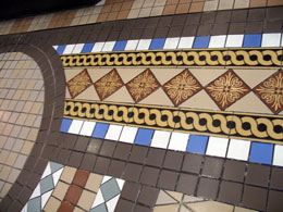 Floor tiles in QVB