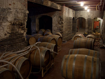 Gorgeous and spooky wine cellar
